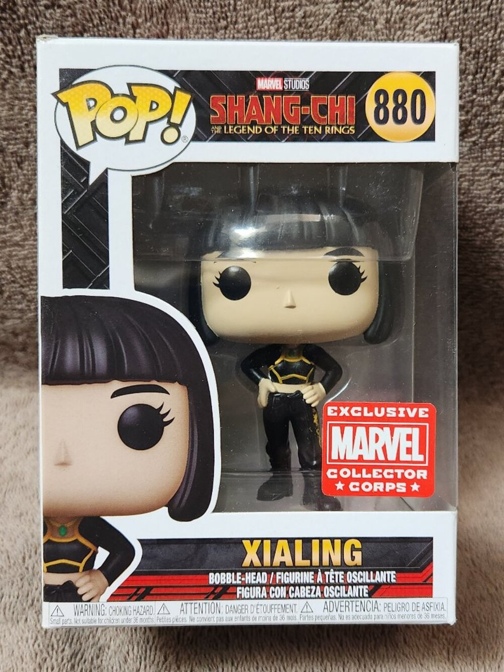 FUNKO POP! Shang-Chi XIALING Bobblehead MARVEL EXCLUSIVE #880 - NEW NIB